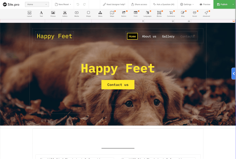 Site.pro Website Builder